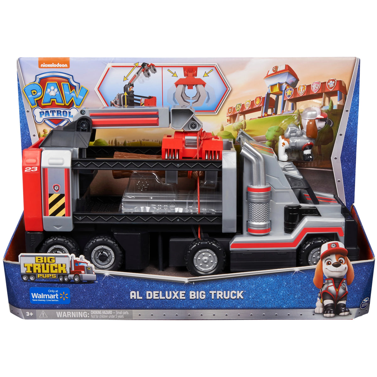 Al’s Deluxe Big Truck Toy with Moveable Claw Arm and Accessories G731