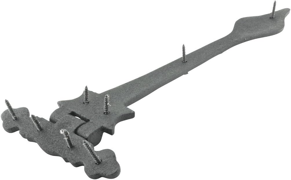 Black Wrought Iron Door Hinge 11.25 Long Pack of 4 Z72143