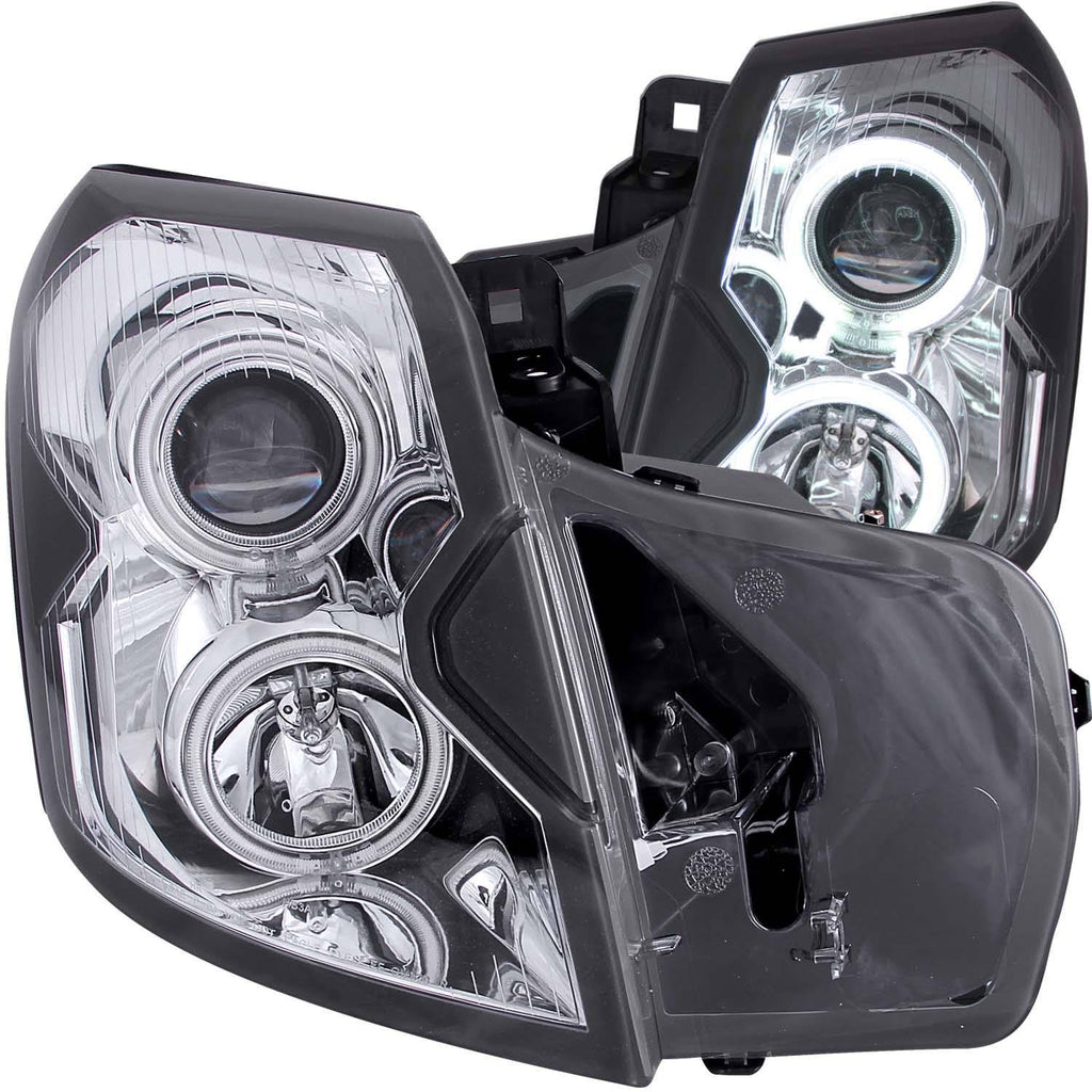 Projector Headlights with Halo Chrome Y98243
