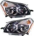 Pontiac Vibe Headlight Assembly 2009 2010 Driver and Passenger Side Pair Halogen D871325