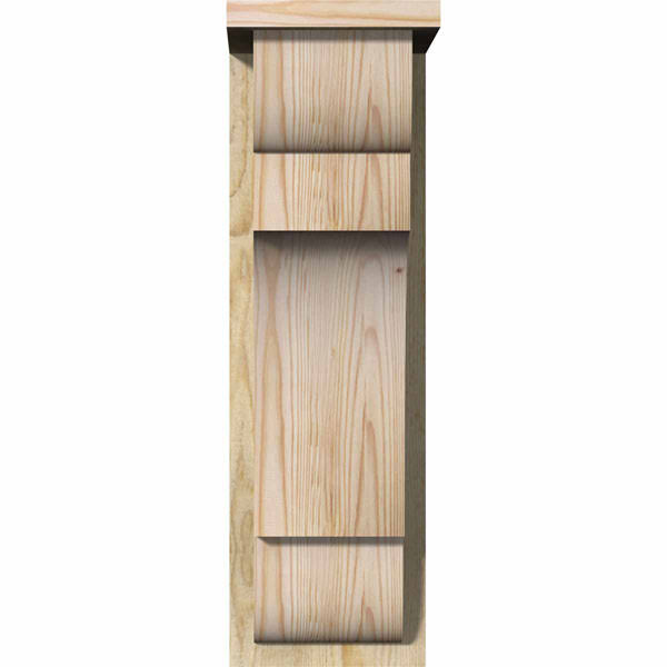 Douglas Fir Corbel with Backplate H979207