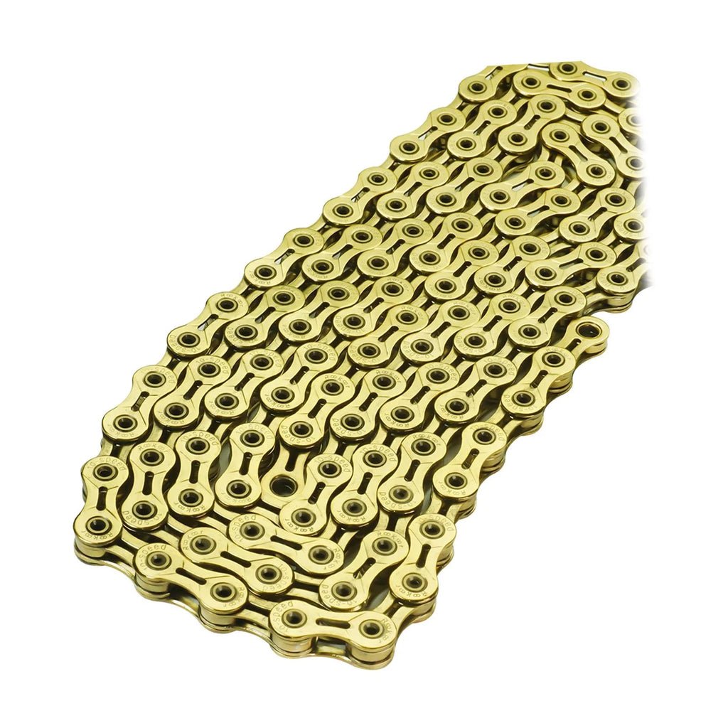 Yellow 116 Links Bicycle Chain I365