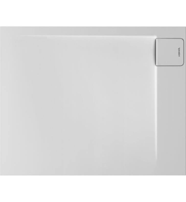 White Rectangle Right Corner Shower Tray L10220