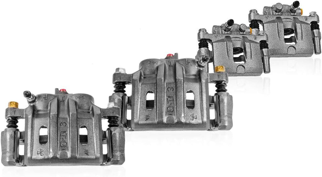 Front + Rear 4 Semi-Loaded Caliper Assembly Set Kit K141