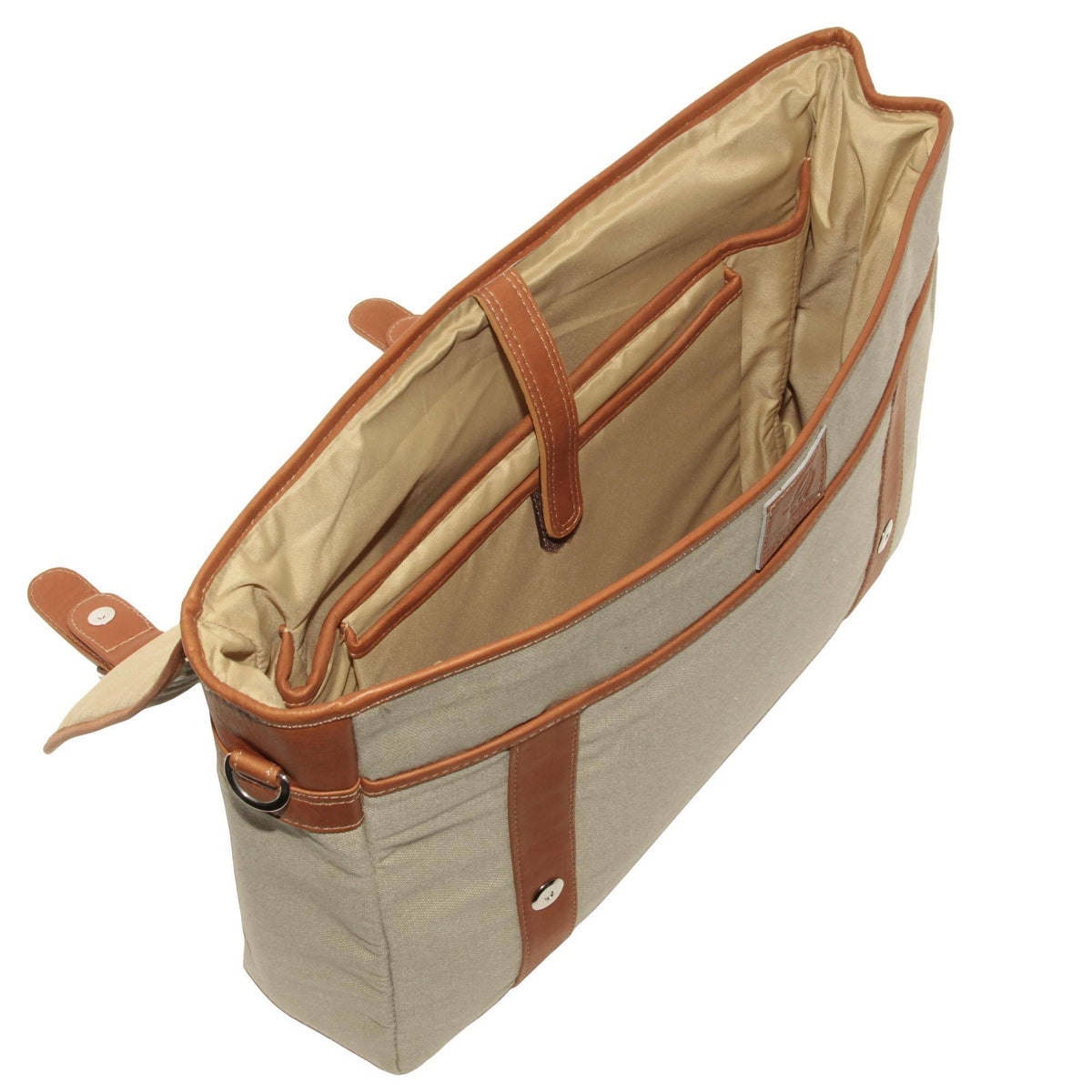 Saddle Leather Laptop/Tablet Portfolio V69429