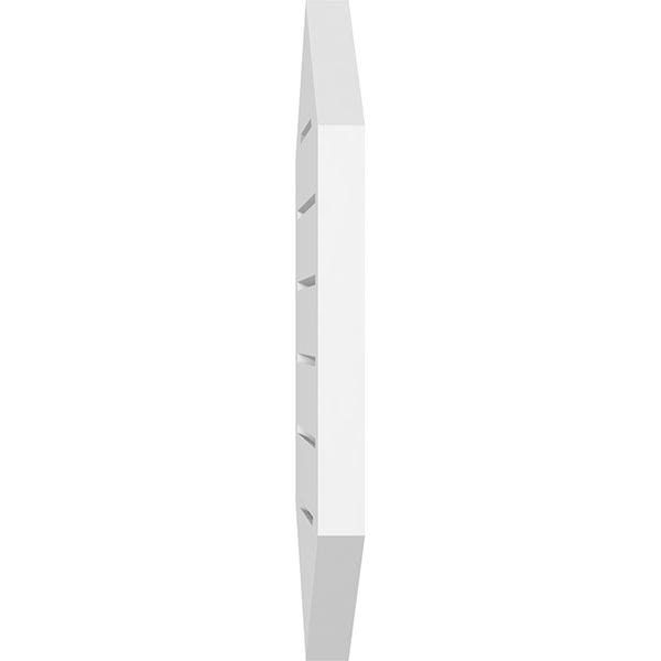 PVC Gable Vent 4/12 Pitch Q297