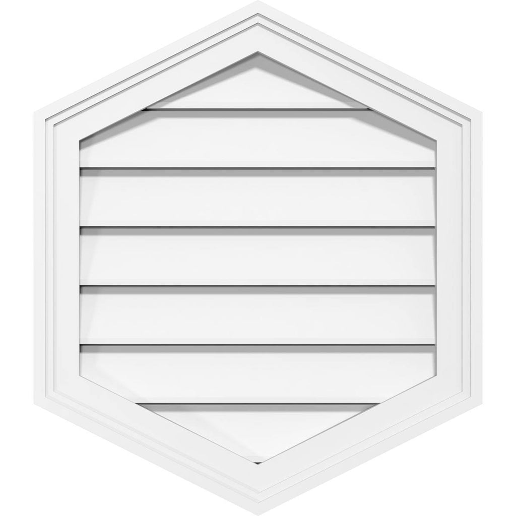 PVC Gable Vent 4/12 Pitch Q297