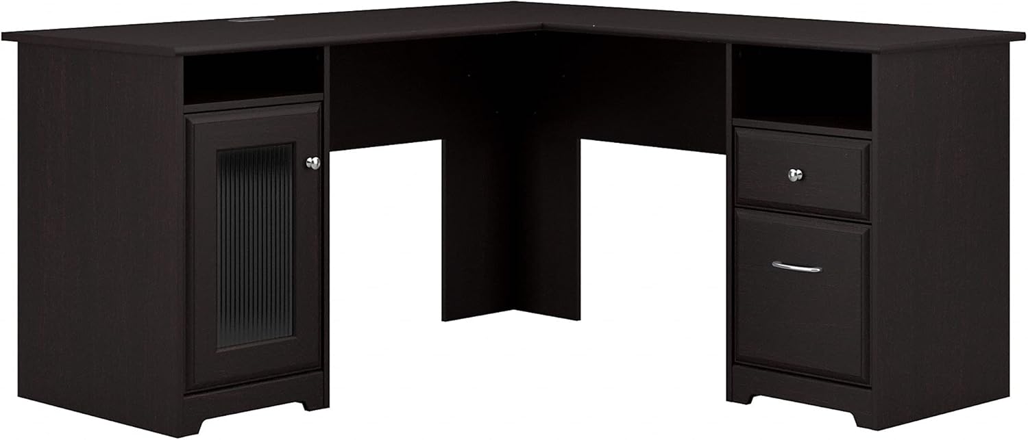 Ash Gray L Shape Desk N89128