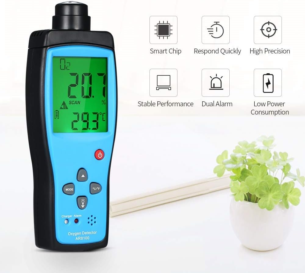Digital Portable O2 Gas Tester E77079