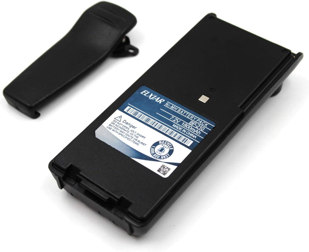 (2-Pack) 7.2V 1800mAh Ni-MH Replacement Battery for ICOM Radios A413751