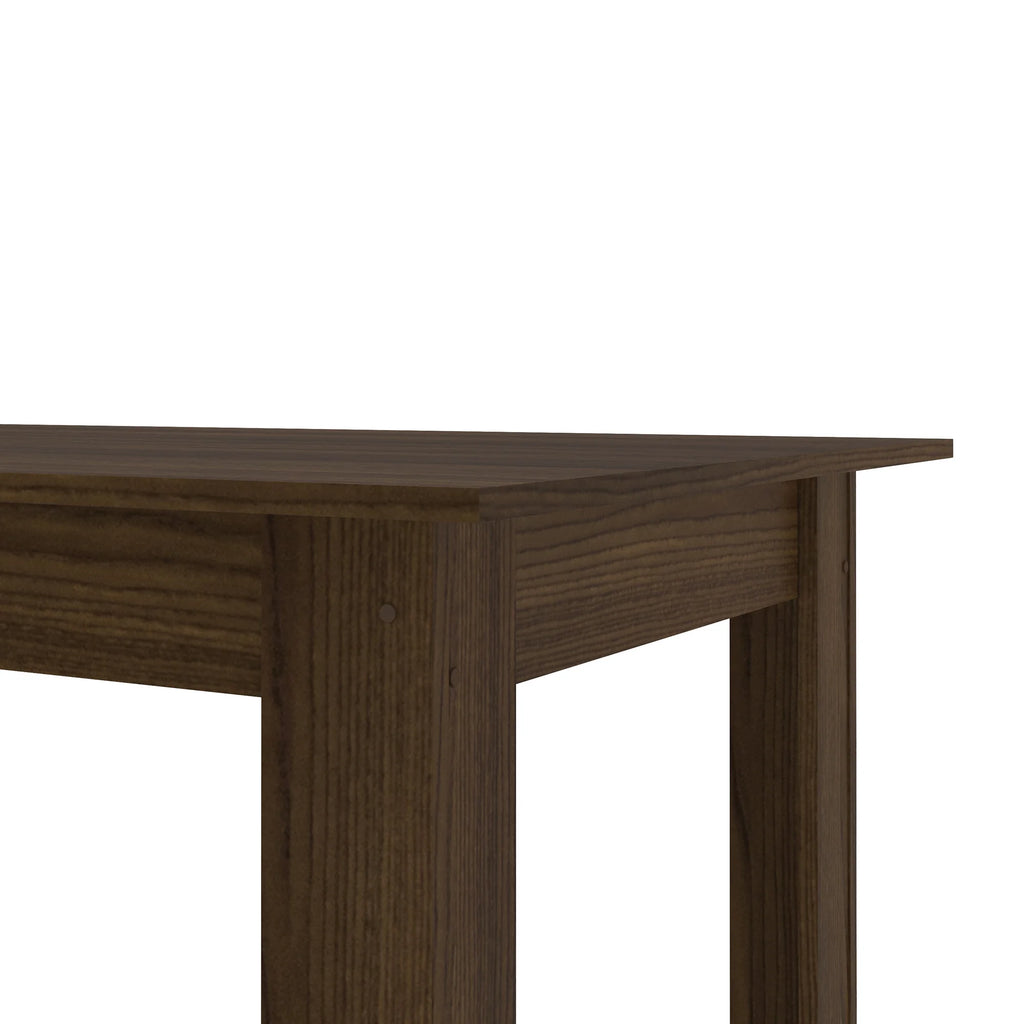 Dark Brown Dining Set with Benches O930168
