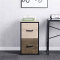 2 Drawer Wood File Cabinet for Letter/Legal Size C362