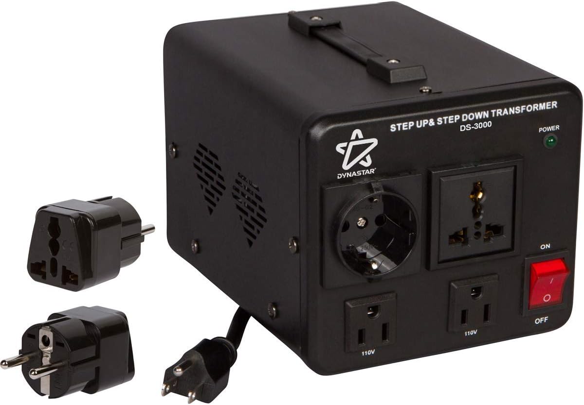 Voltage Converter and Transformer, 110-220 to 220-240 Volts, 3000 Watts S92839
