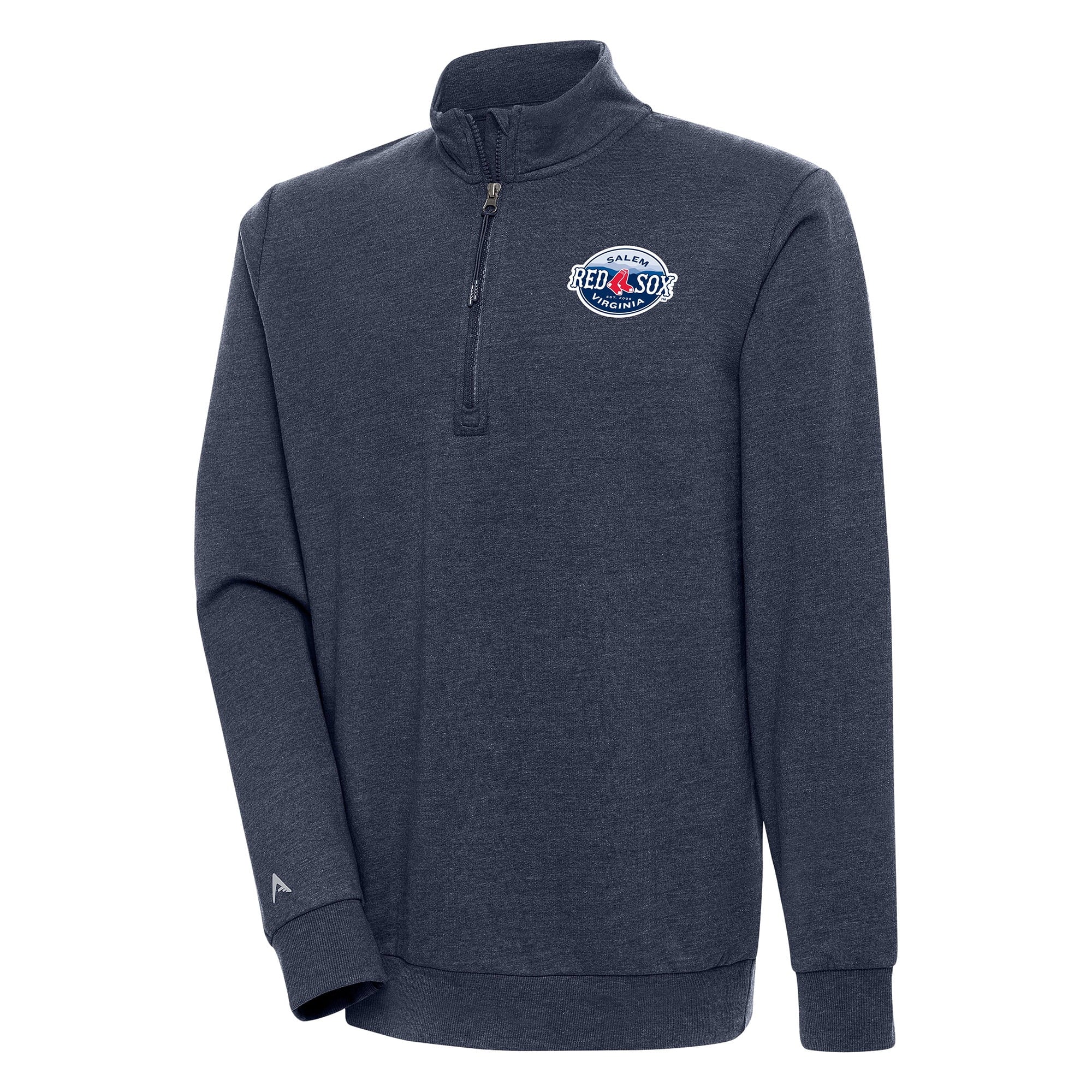 Heather Navy Quarter-Zip Pullover Sweatshirt M9955