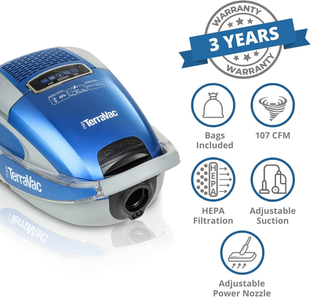 5 Speed Canister Vacuum Cleaner with HEPA Filtration Y2060