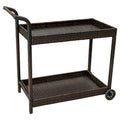 Outdoor Wicker Bar Cart I84190