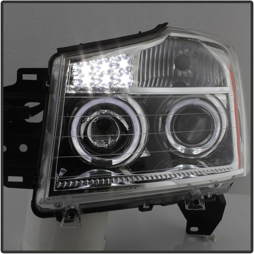 LED Dual Halo Headlights Headlamps H19822