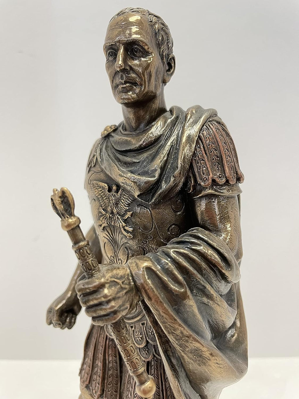 Bronze Finish Roman Military Uniform Statue H124