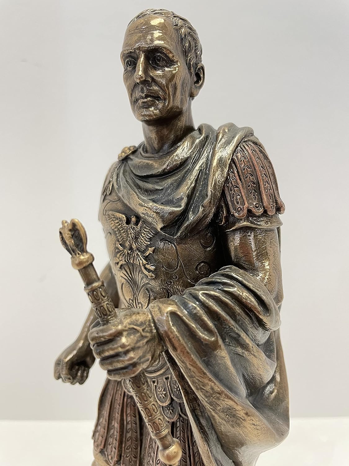 Bronze Finish Roman Military Uniform Statue H124