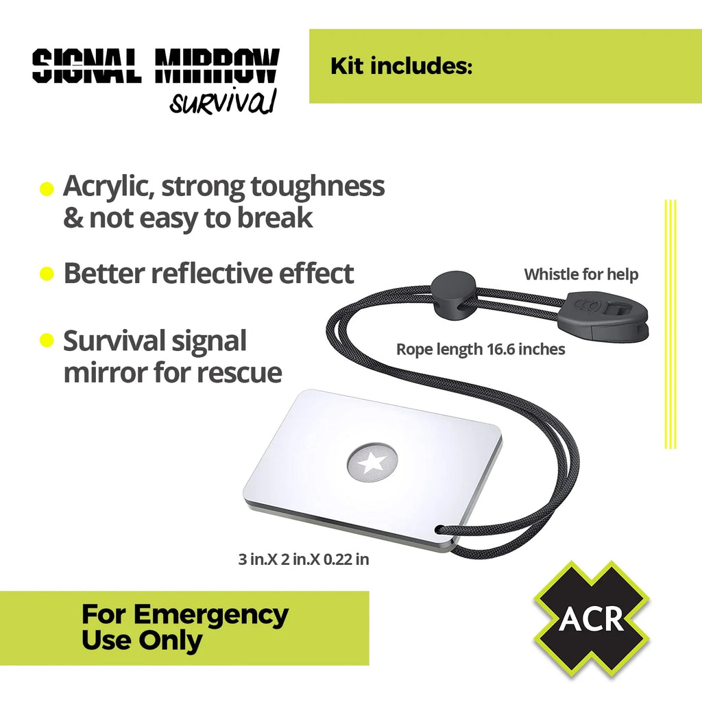 Survival Kit with E-Flare, Personal Locator Beacon, Strobe Light B356502