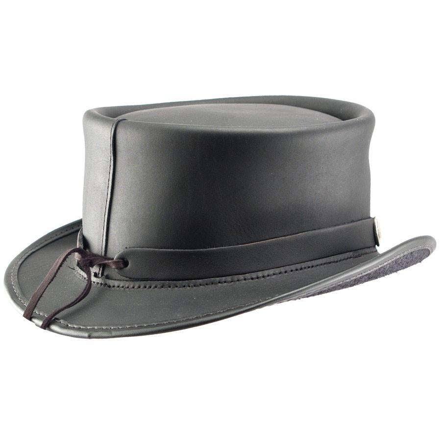 Leather Top Brown X-Large Hat Y74425