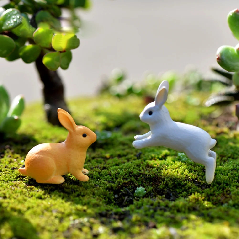 Rabbit Miniature Landscape DIY Garden Decor Ornament C652167