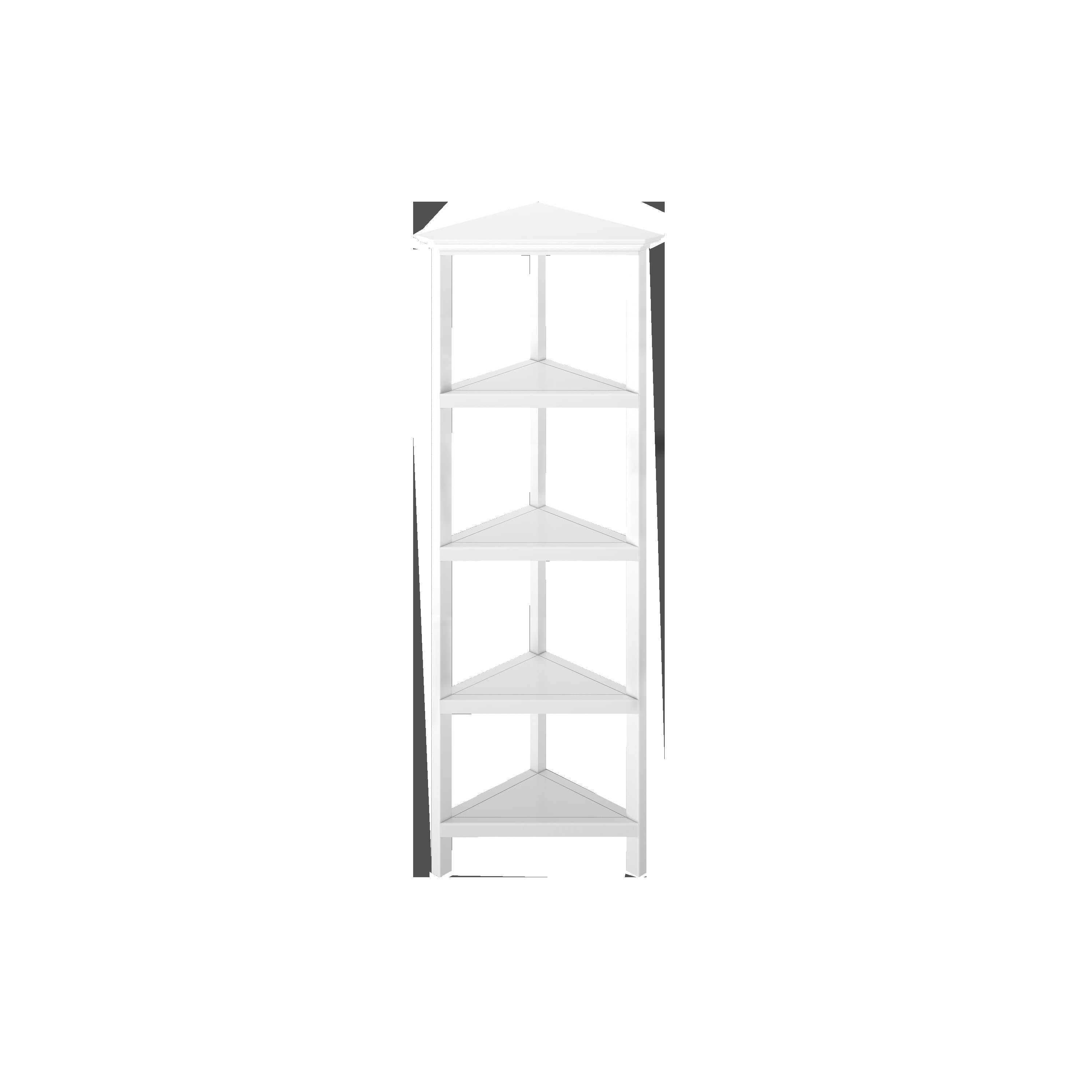 White 2 Shelves Bookcase D300079