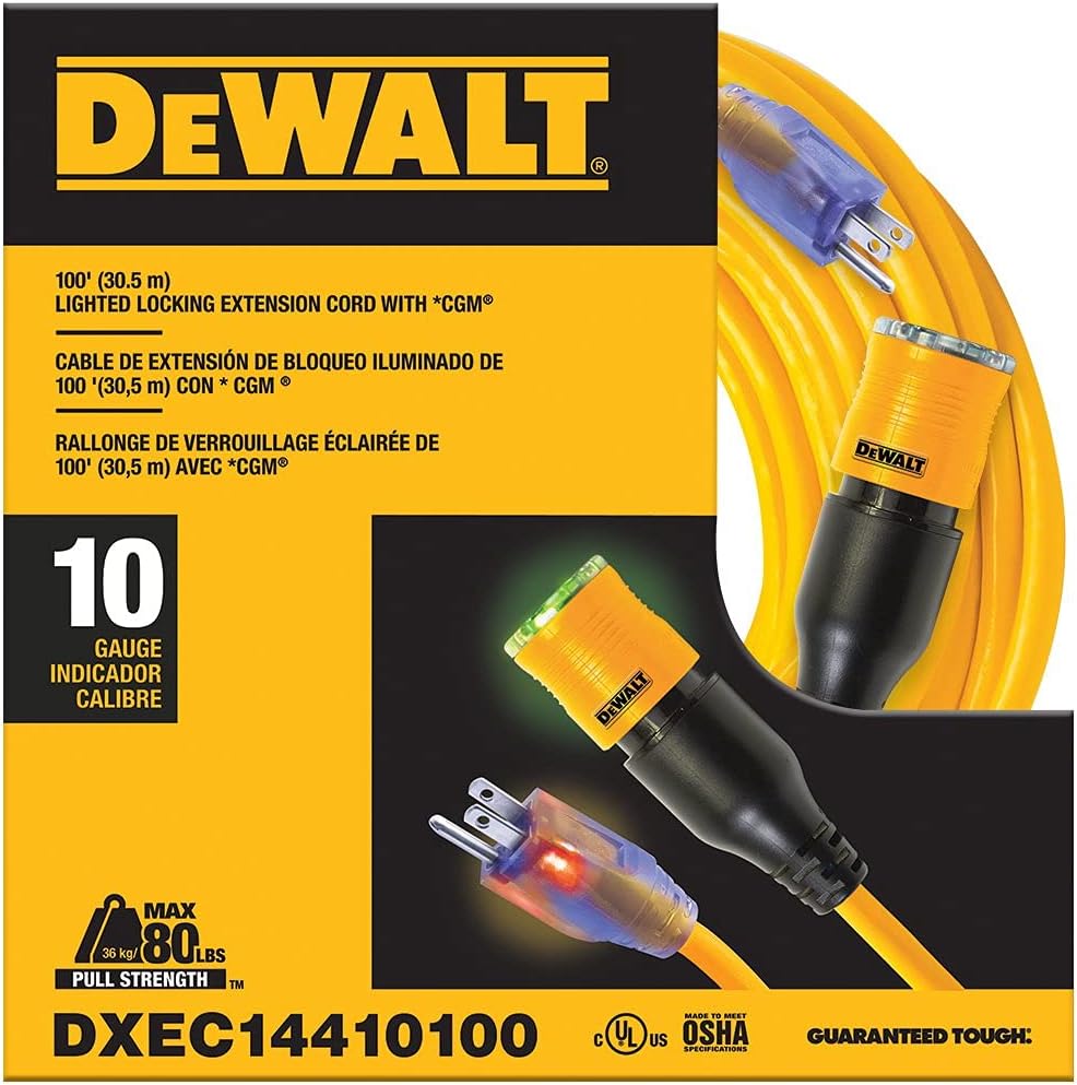 10/3 SJTW Lighted Extension Cord Q1672