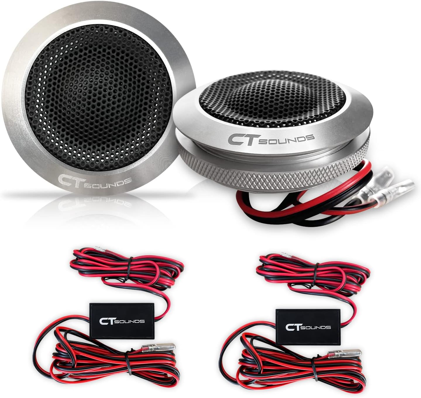 25mm 100 Watt Silk-Dome Tweeters, Pair Pack of 2 X969843