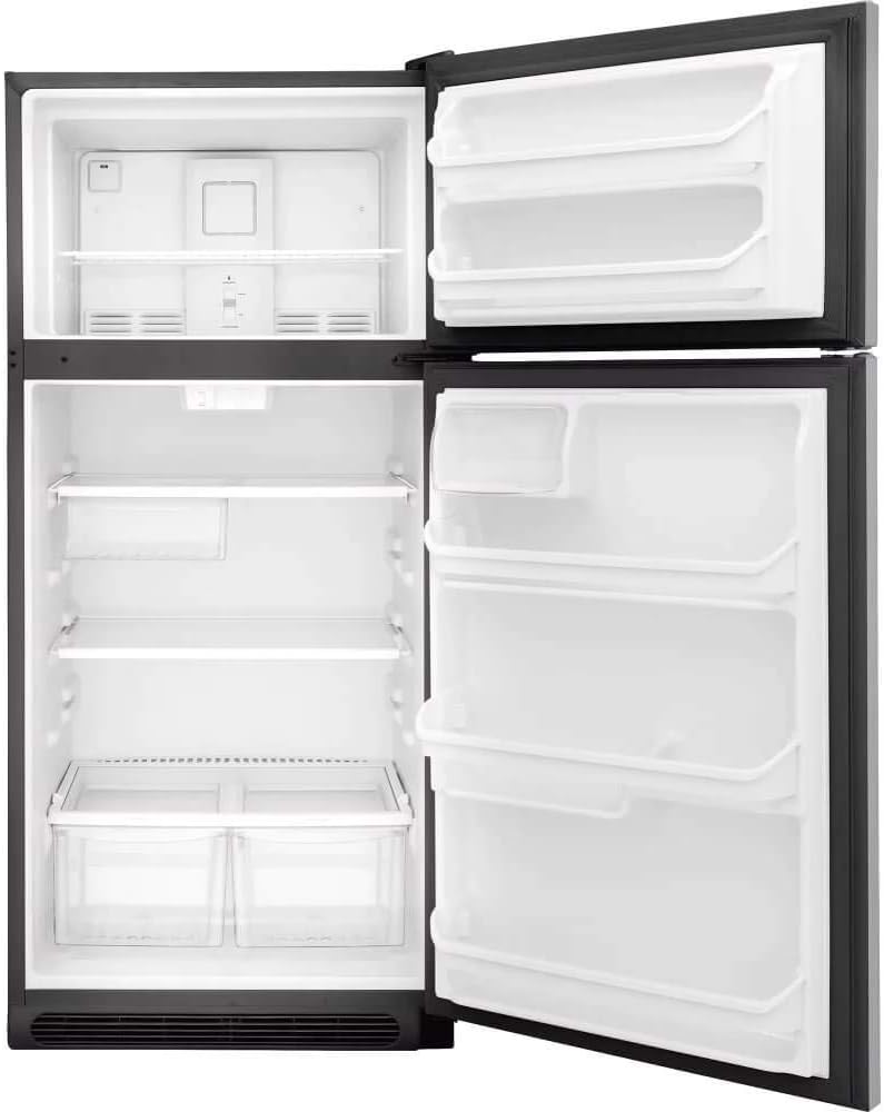 30 Inch Freestanding Top Freezer Refrigerator, 18 cu. ft., Stainless Steel B689725