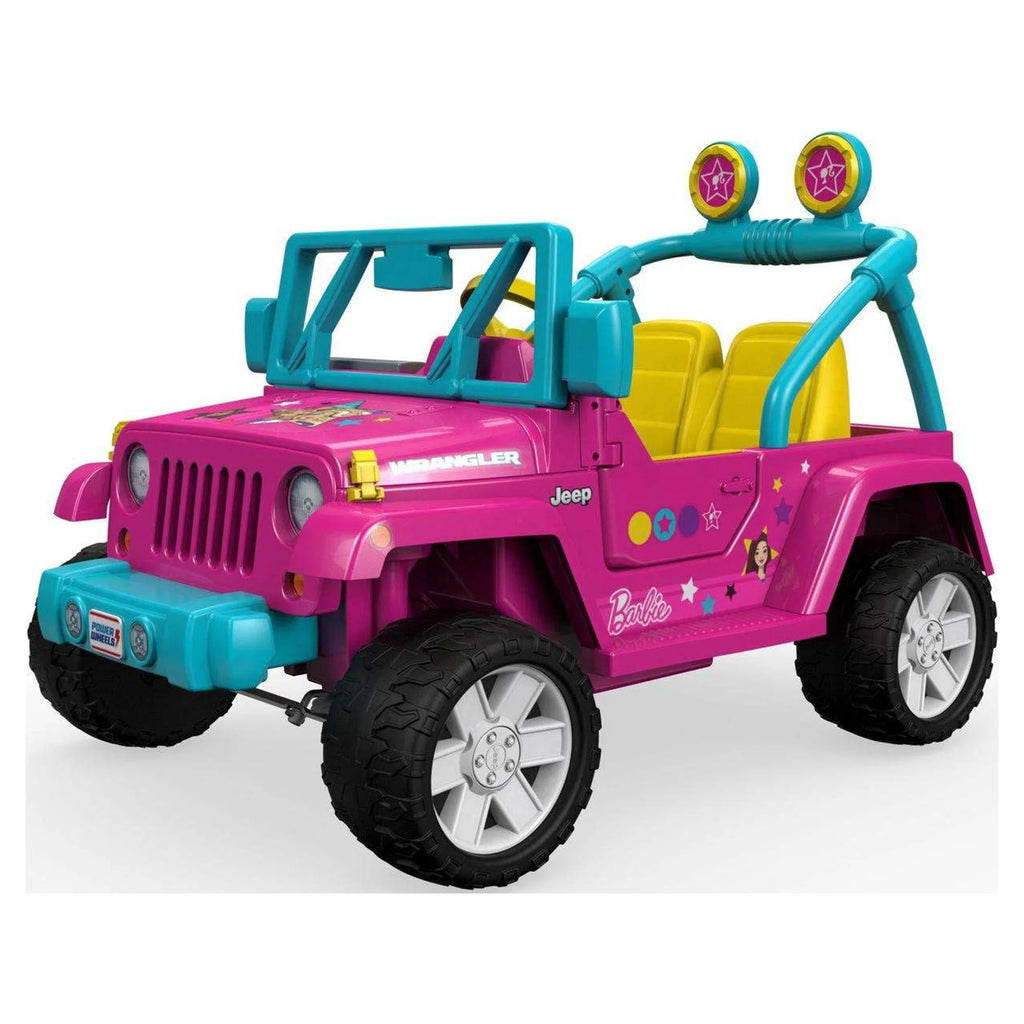 Barbie Jeep Wrangler with Music and Power Lock Brakes B12750