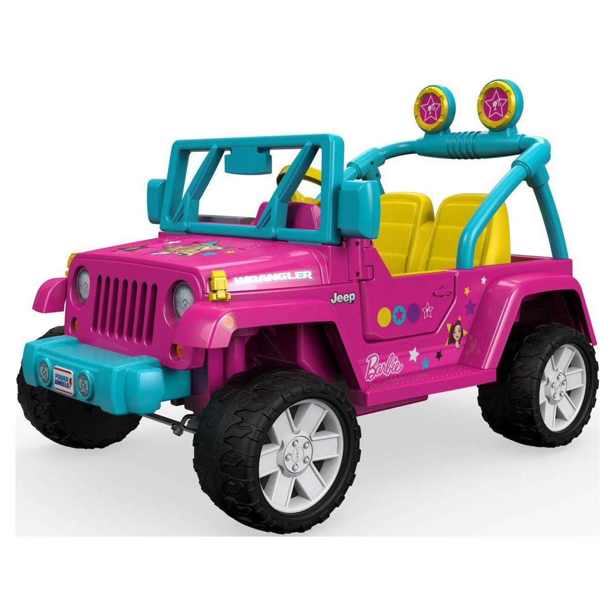 Barbie Jeep Wrangler with Music and Power Lock Brakes B12750
