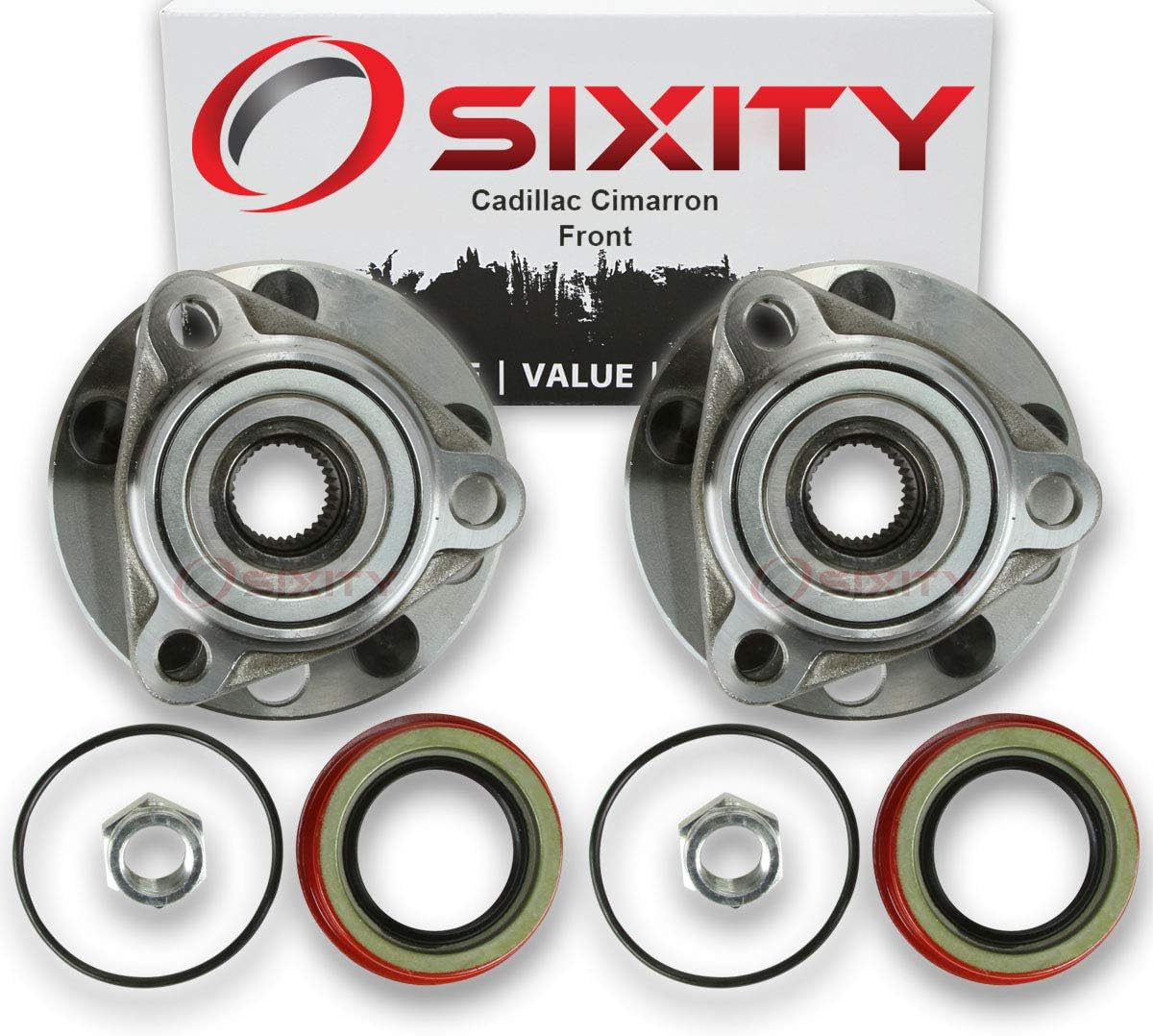 Front Wheel Bearing & Hub Assembly Pair N421