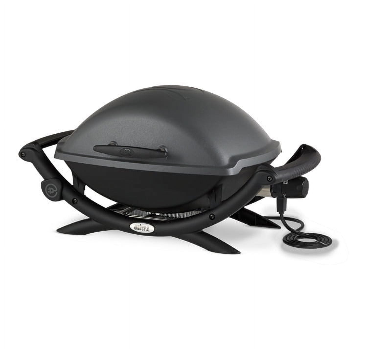 Black Electric Grill with Grill Cover and Cart Bundle F8844