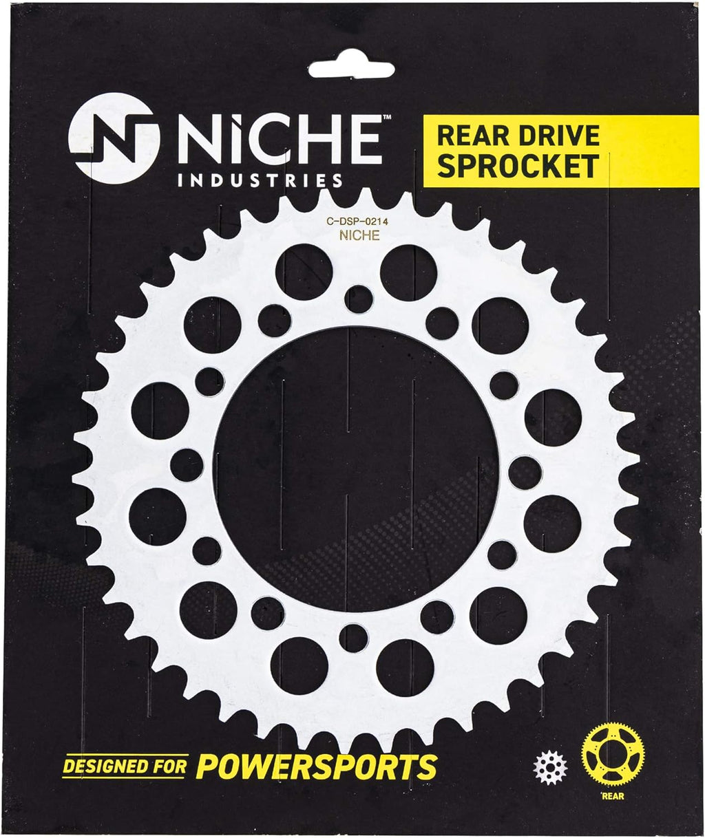 Drive Sprocket Chain Combo Front 12 Rear 42 Tooth 520NZ Standard 88 Links Pack of 2 P496