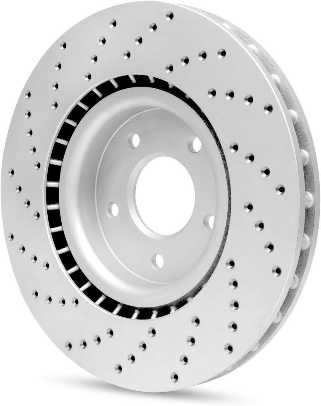 Carbon Series Cross Drilled Brake Rotors with Ceramic Brake Pads T839