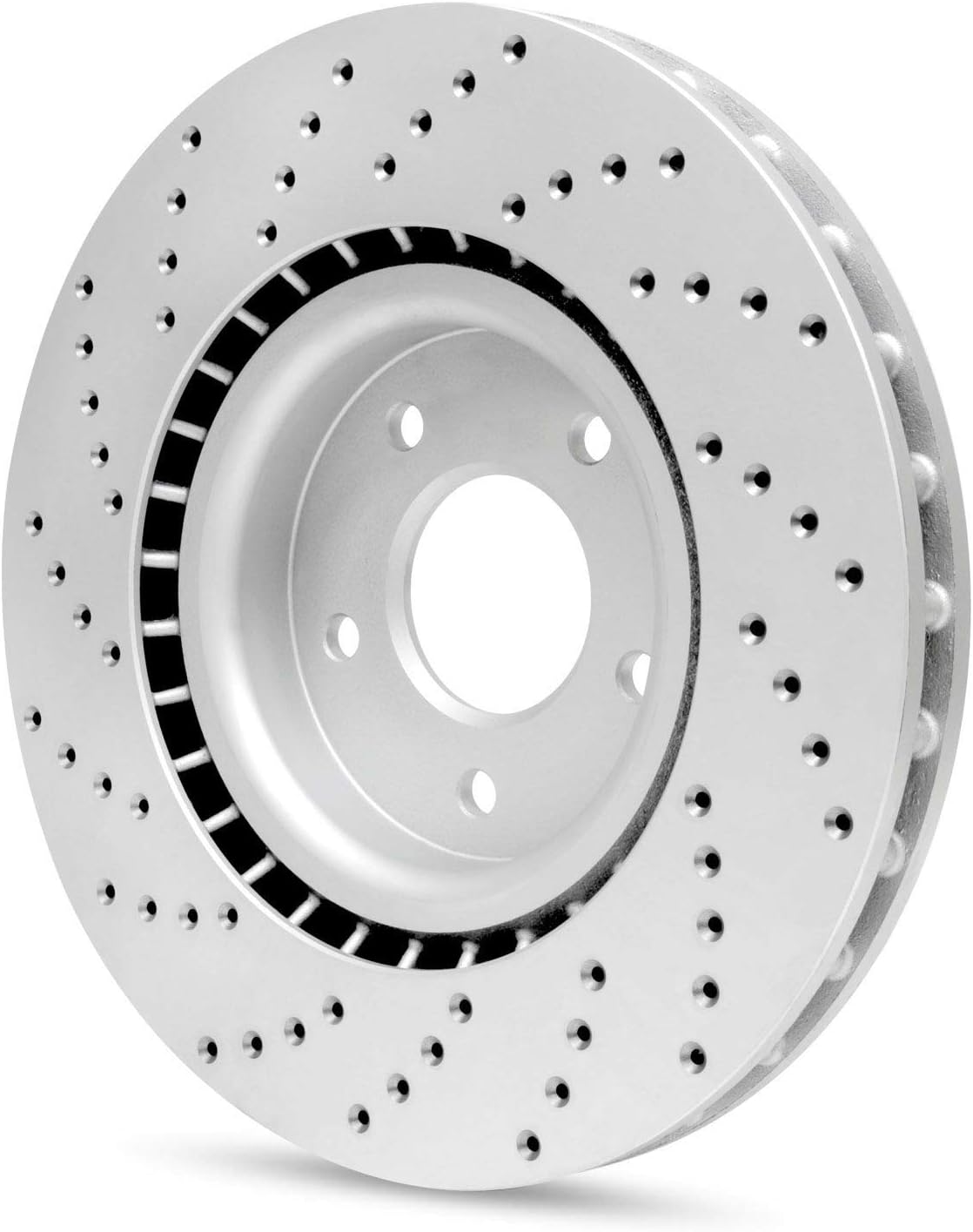 Carbon Series Cross Drilled Brake Rotors with Ceramic Brake Pads T839
