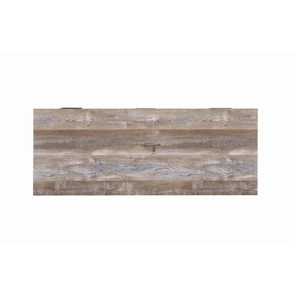 Weathered Oak 4-Drawer Office Desk G757