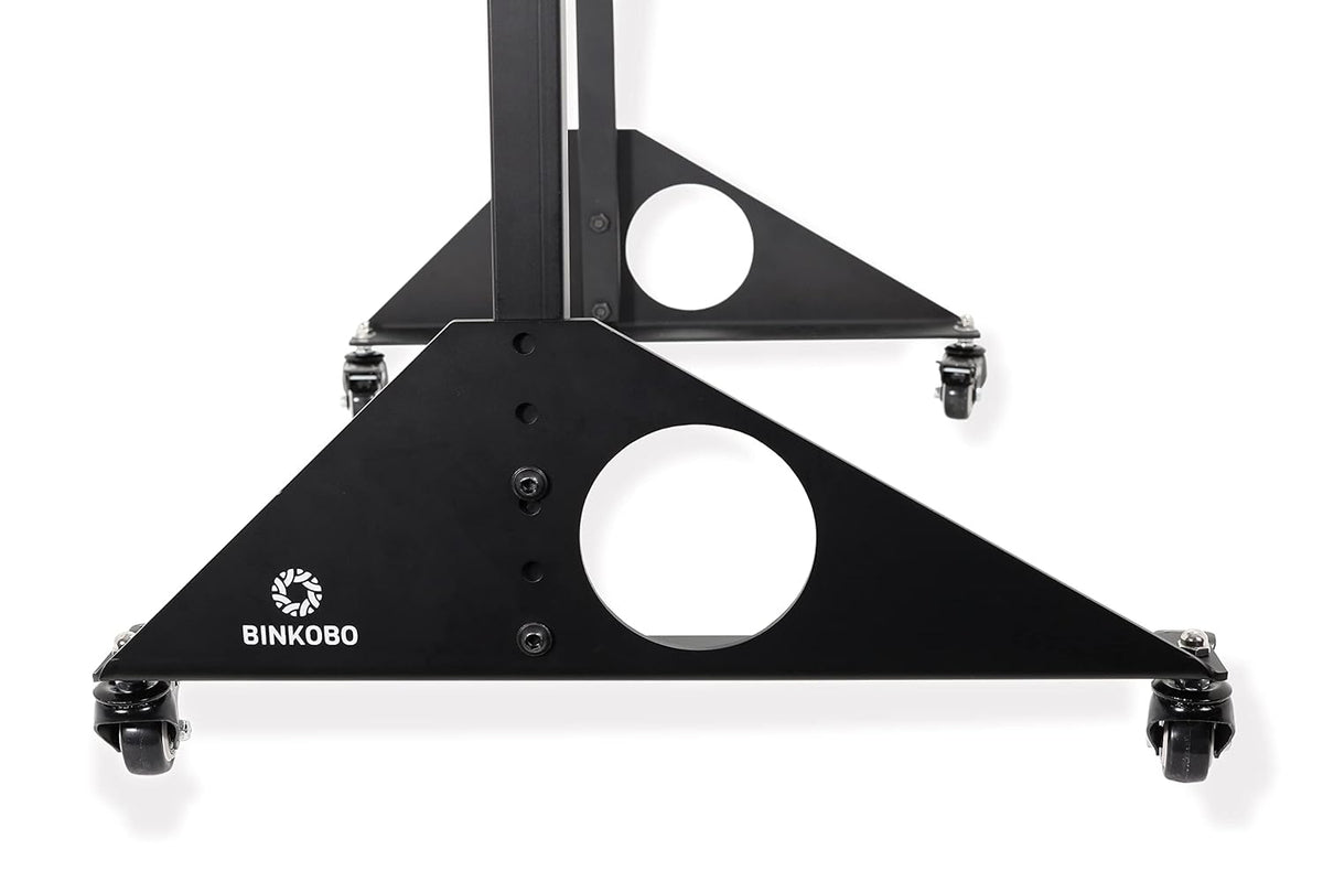 Simulator Monitor Stand with Lockable Castor Wheels and Cable Ties H332174