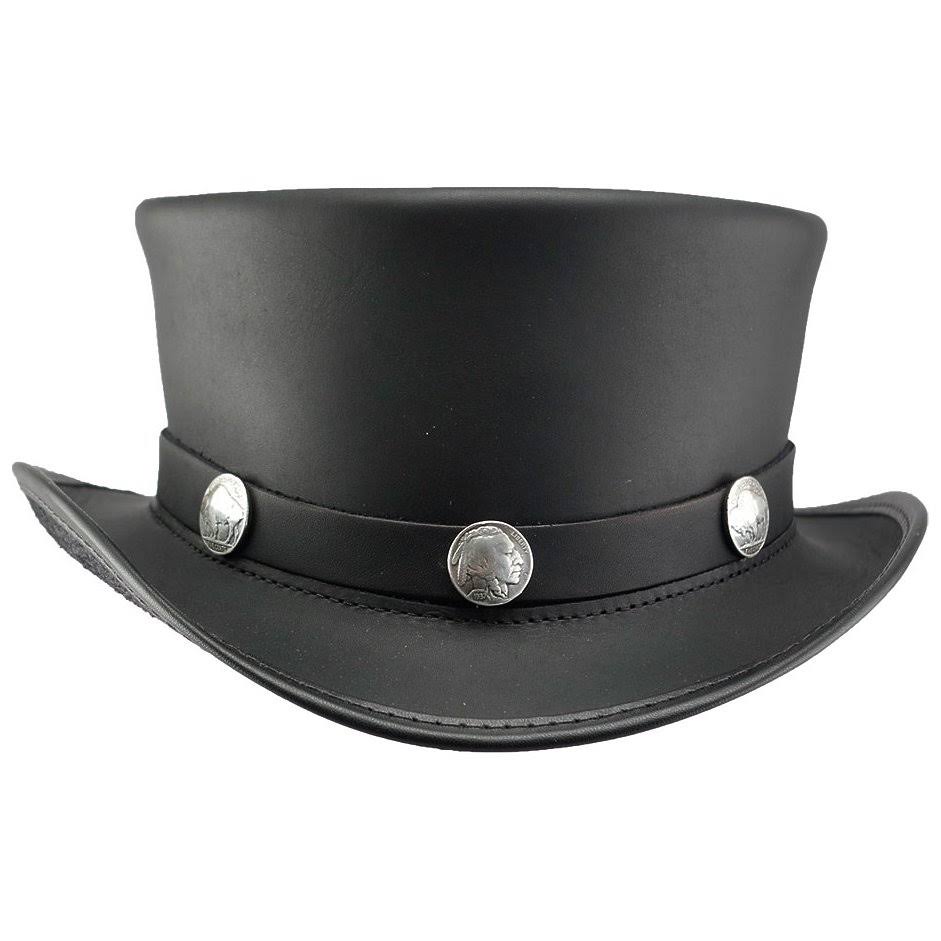 Leather Top Brown X-Large Hat Y74425