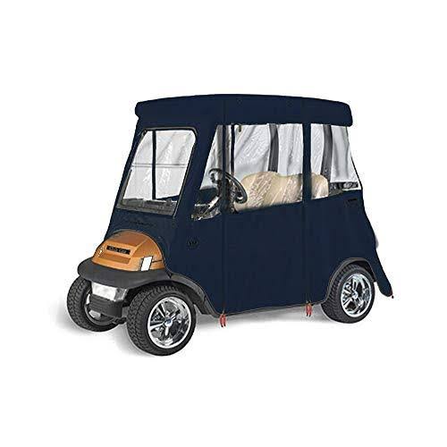 Jet Black 2 Passenger Golf Cart Enclosure J602