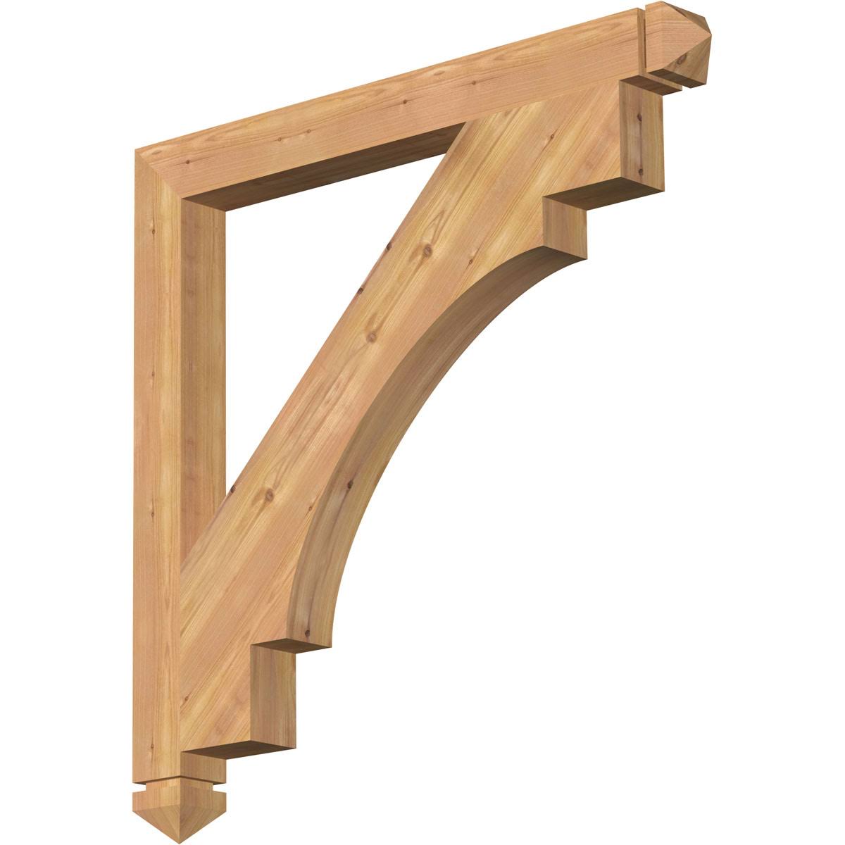 Western Red Cedar Smooth Bracket Y2566