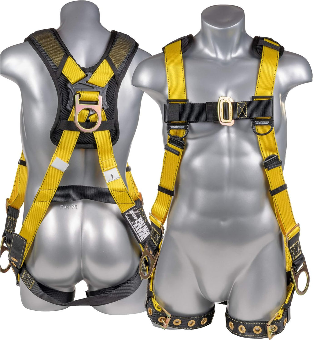 Full Body Harness with 5 Point Adjustment, Dorsal D-ring, and Fall Indicators H14536