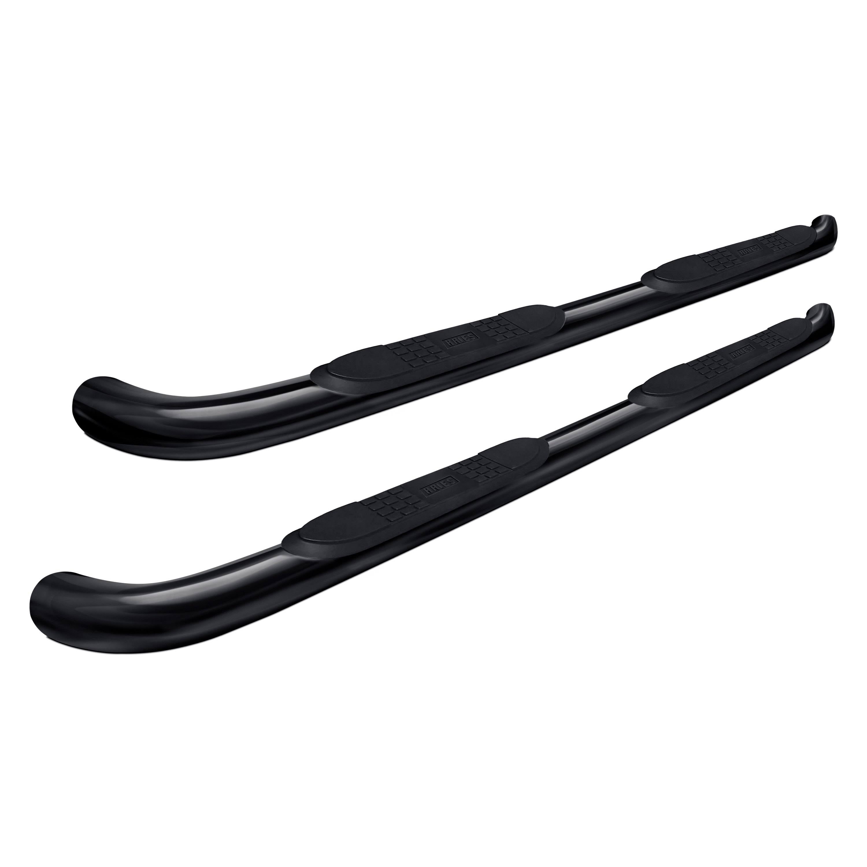Black 3-Inch Round Side Bars R30906
