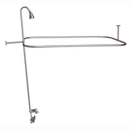 Converto Shower with Rect Rod Code Spout Brushed Nickel N6221