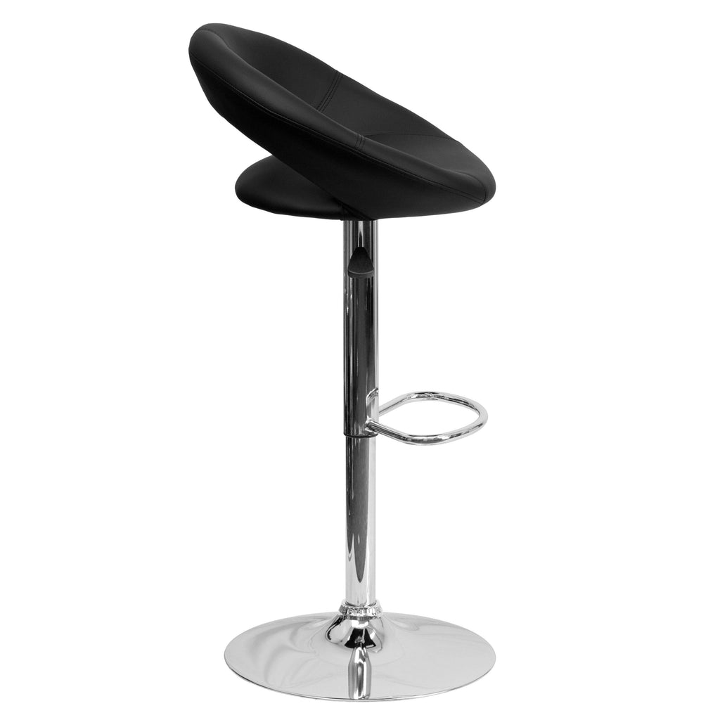 2 Pack Vinyl Adjustable Height Barstool Q2634