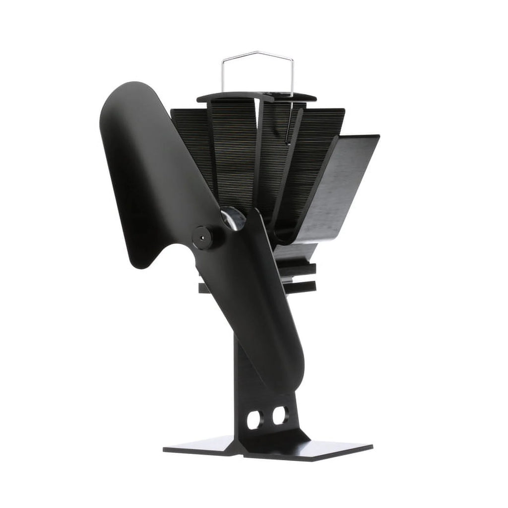 Black Heat Powered Stove Fan G2801