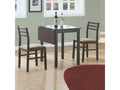 3 Piece Solid-Top Drop Leaf Dining Set W207