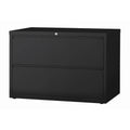 2 Drawer Lateral File Cabinet Black B639608