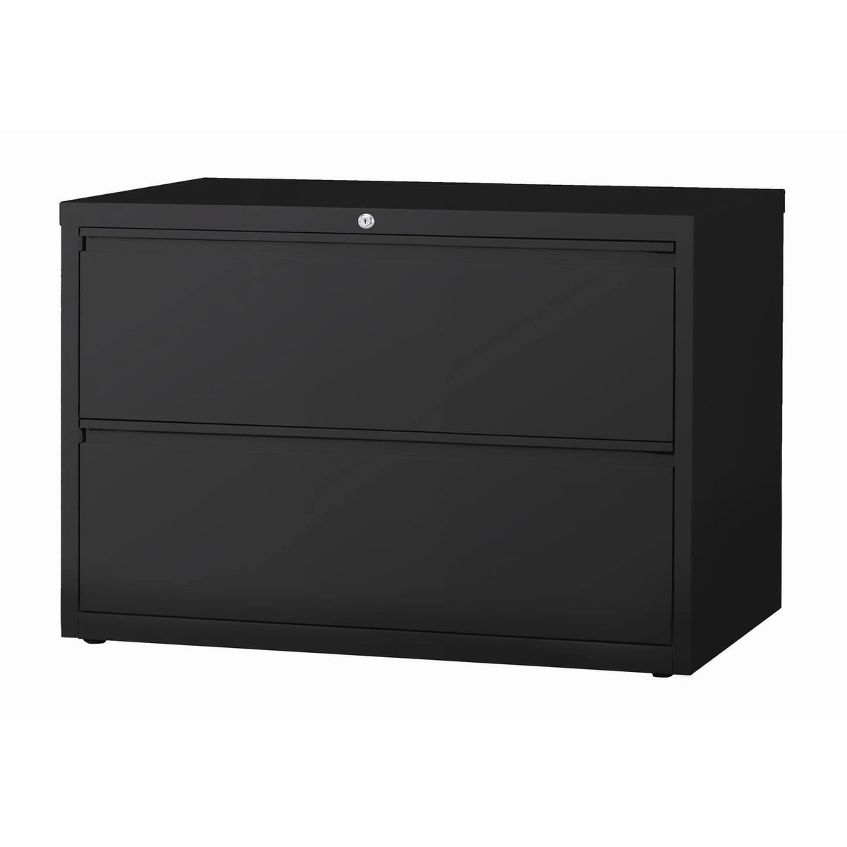 2 Drawer Lateral File Cabinet Black B639608